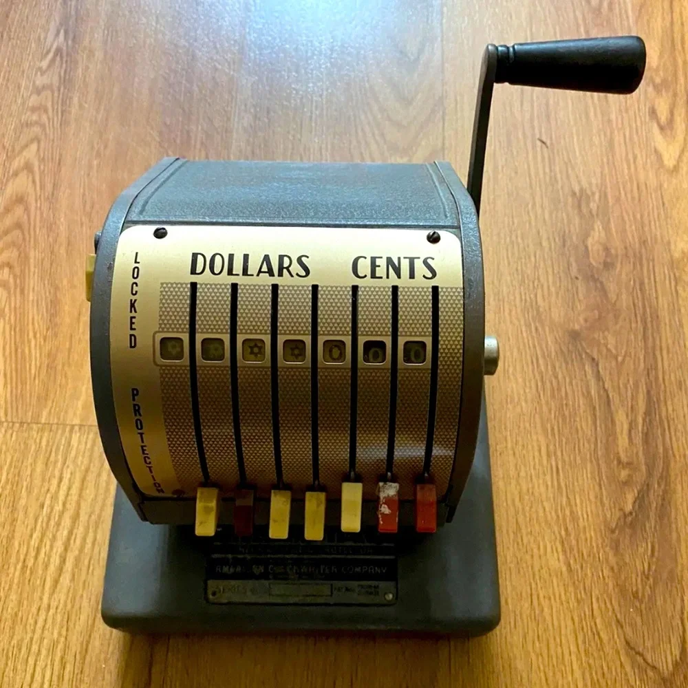 Vintage Paymaster check writer